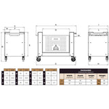 Alfa Wrinkle Black Base for Moderno & Classico 4 Pizze Oven