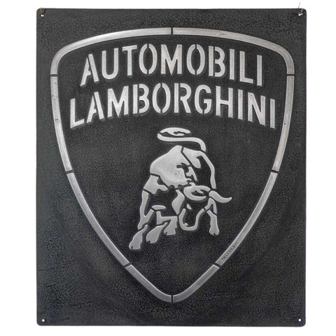 Pallarols Vintage "Lamborghini" Metal Sign, 20x24"