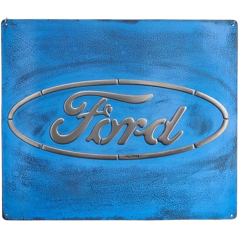 Pallarols Vintage "Ford" metal Sign, 20x24"