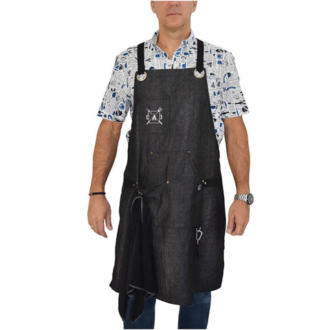 Grillnovations Grey Apron with Magnet & Bottle Opener