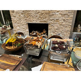 Tagwood BBQ07SS Stainless Steel Table Top Warming Brazier